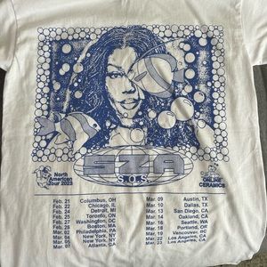 SZA SOS TOUR SHIRT- never worn